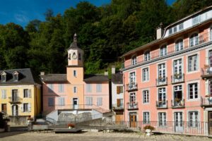 Vue du village de Luz Saint Sauveur (Hautes-Pyrénéees)